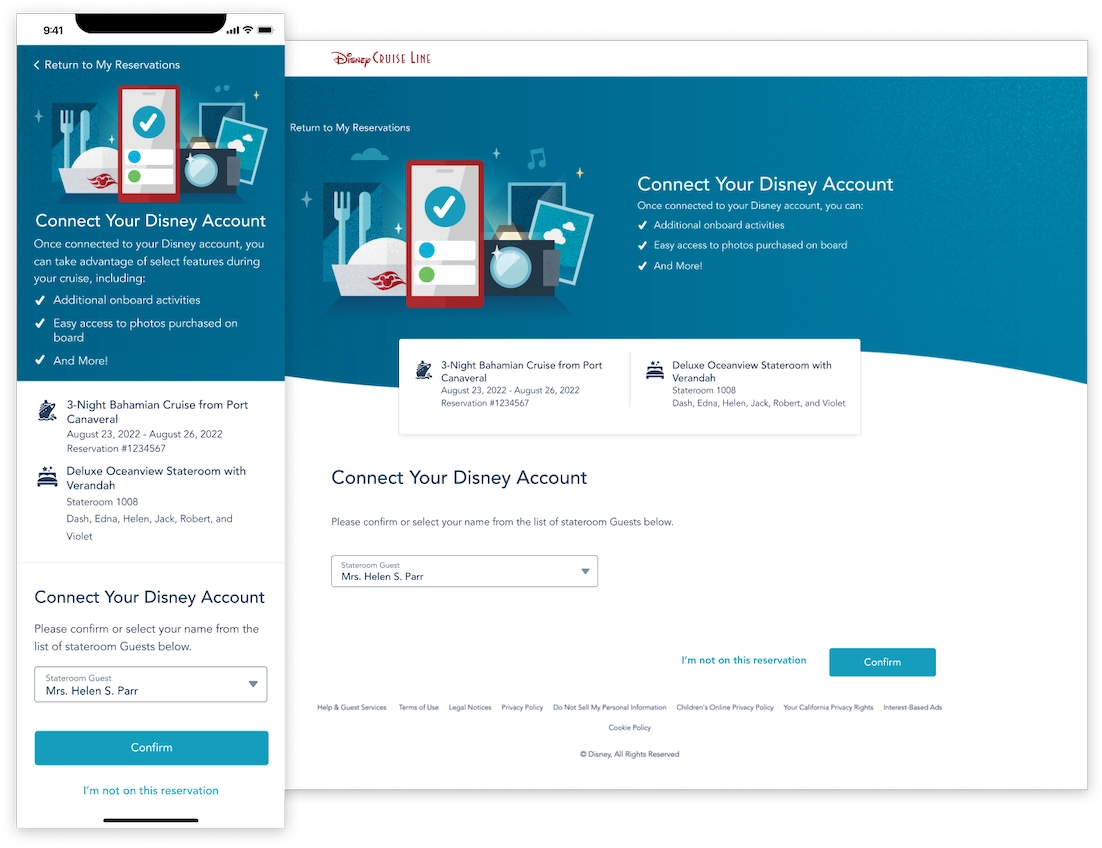 Screenshot of 26Health homepage header